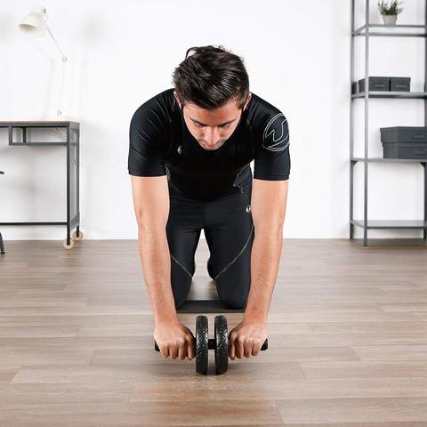 Double Wheel Ab Roller Exerciser